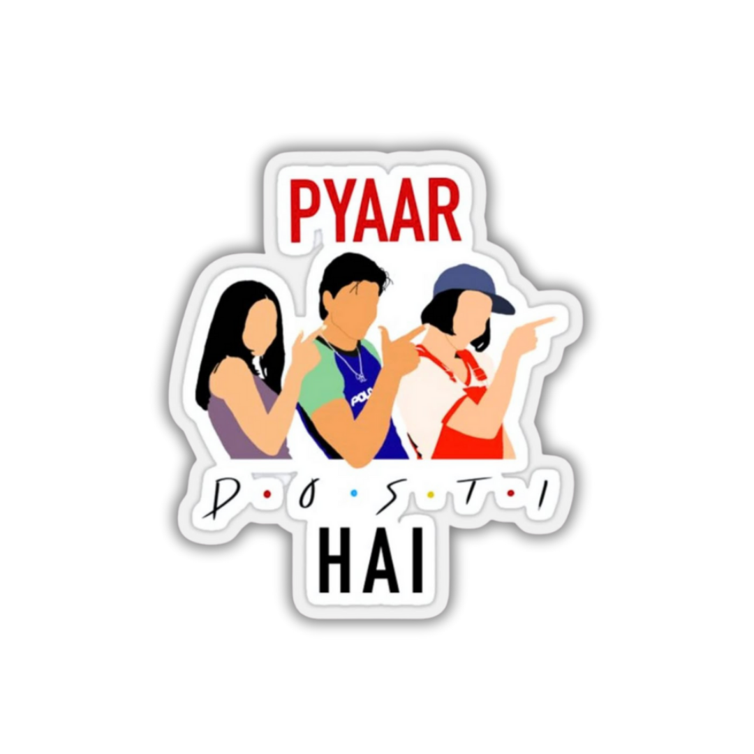 Pyaar dosti hai Sticker