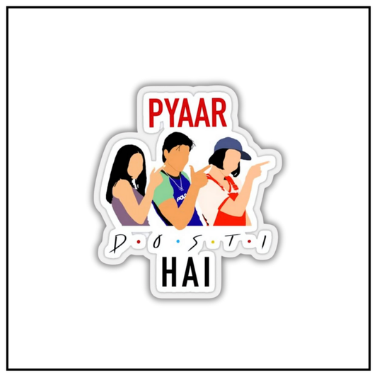 Pyaar dosti hai Sticker