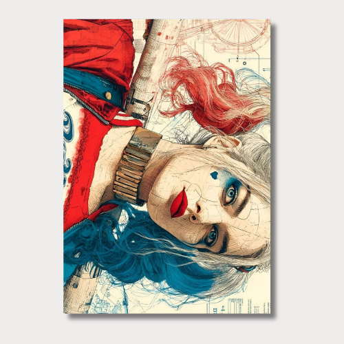 harley quinn wall poster