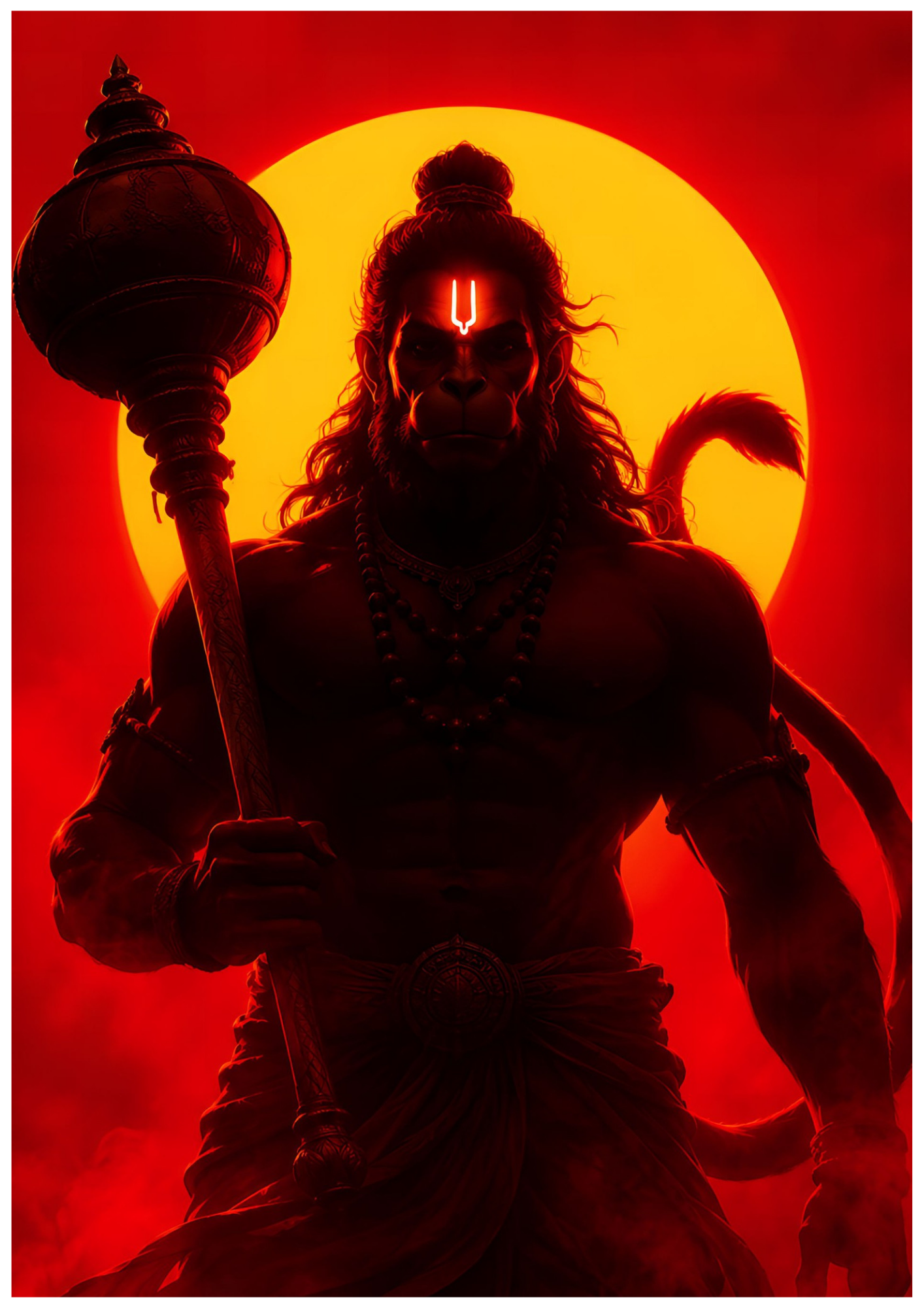 Hanuman Wall Poster Collection (Set of 8)