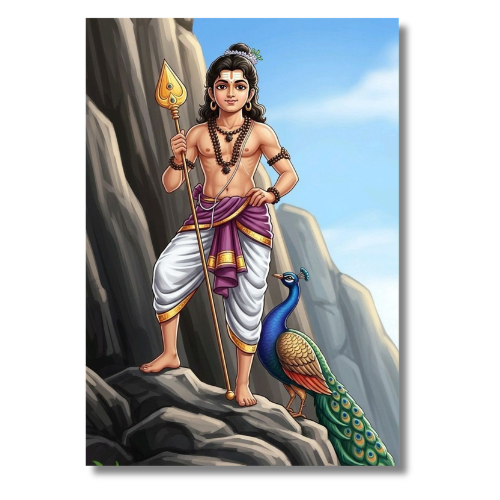 Murugan Wall Poster Collection #02 (Set of 8)