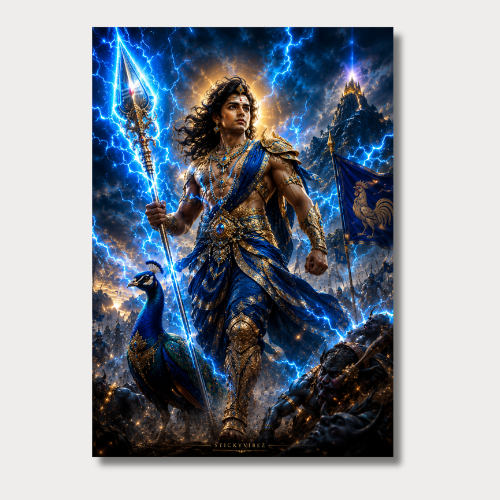 Murugan Wall Poster Collection (Set of 8)
