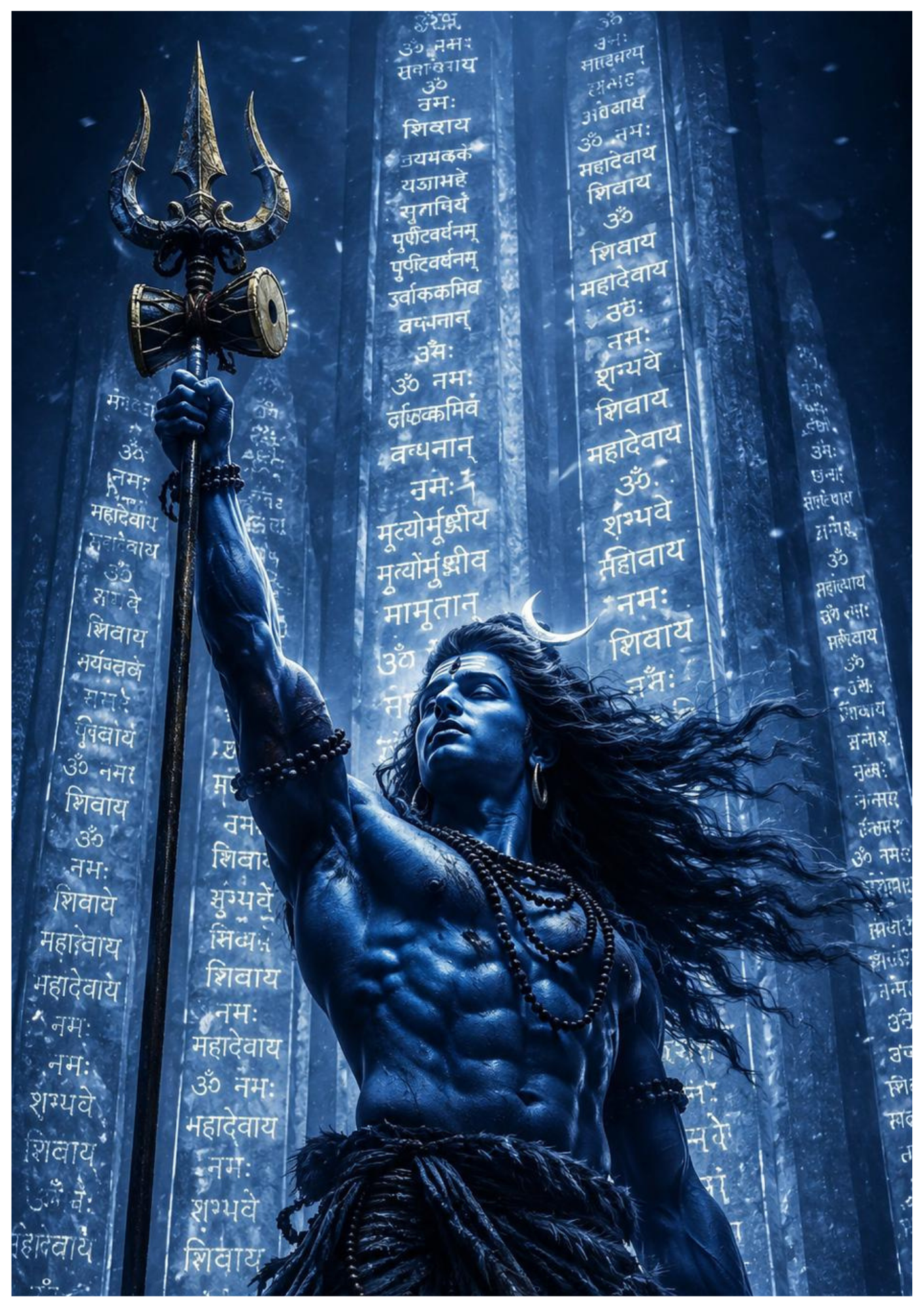 Lord Shiva Wall Poster Collection (Set of 8)