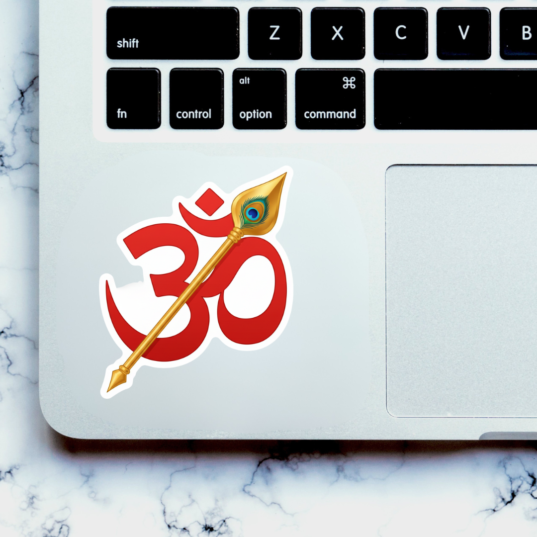 Vel of Victory sticker | Sanskrit version