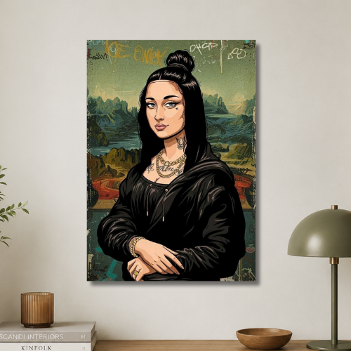 Modern Monalisa Wall poster