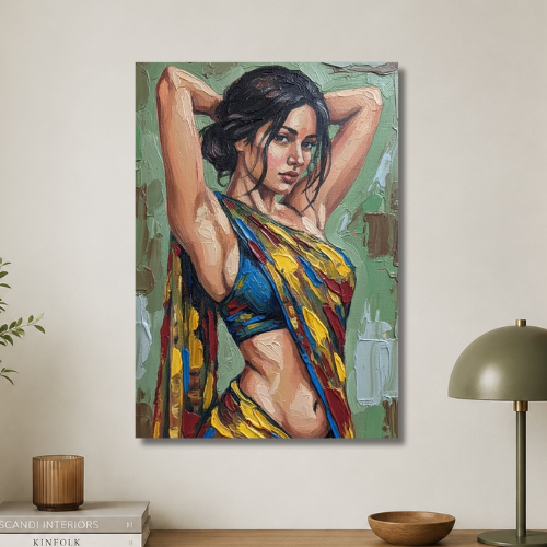 Relaxing Women Wall poster