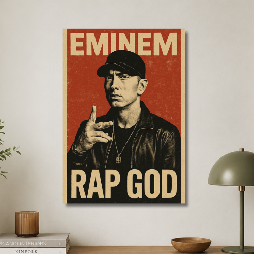 Eminem Rap God Wall poster