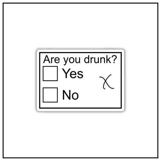 Drunken Sticker