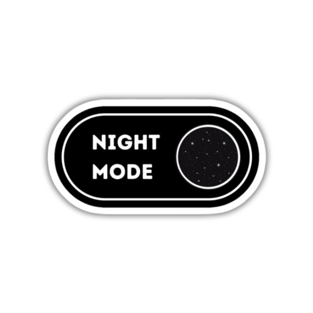 Night mode Sticker