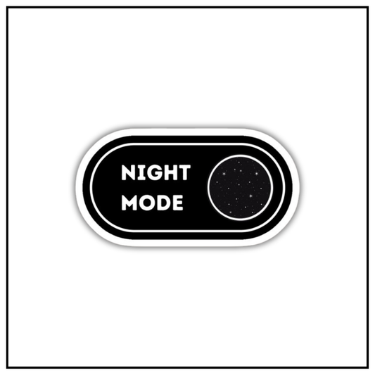 Night mode Sticker