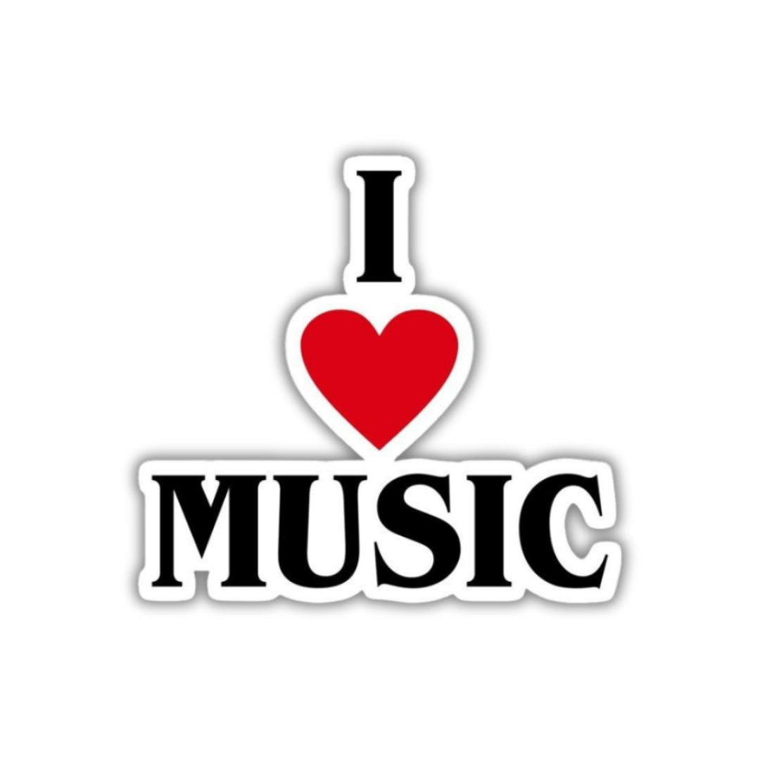 I love Music Sticker