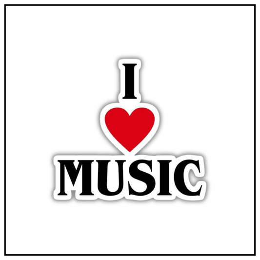 I love Music Sticker
