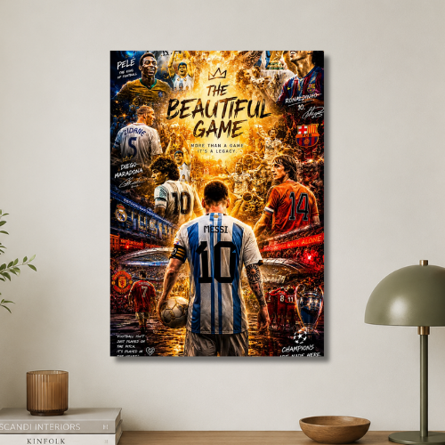 Messi: The beautiful game wall poster