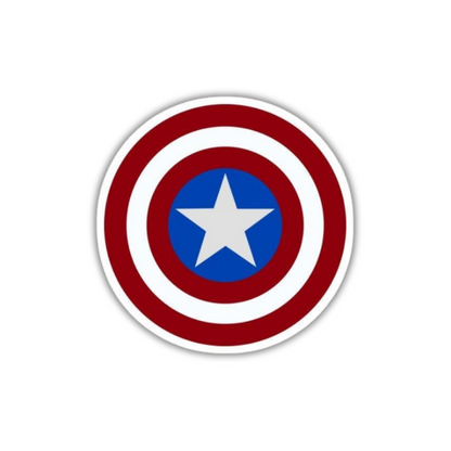 Captain America Shield Sticker