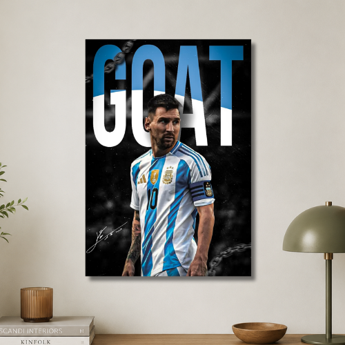 Messi: The GOAT wall poster