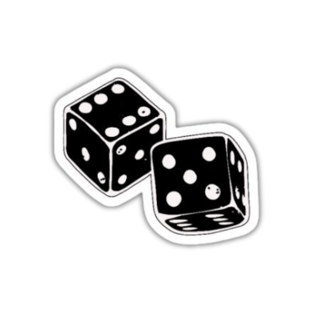 Dice pair Sticker