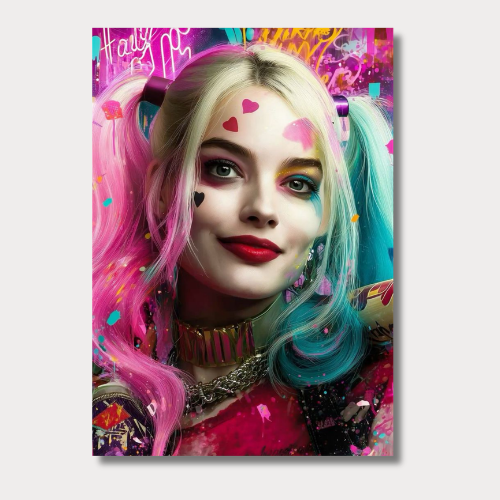 harley quinn v2 wall poster