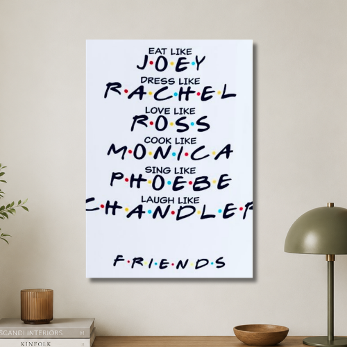 Friends: The team wall poster