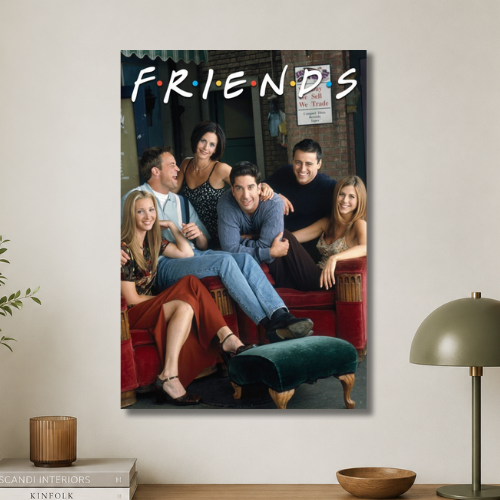 Friends team wall poster