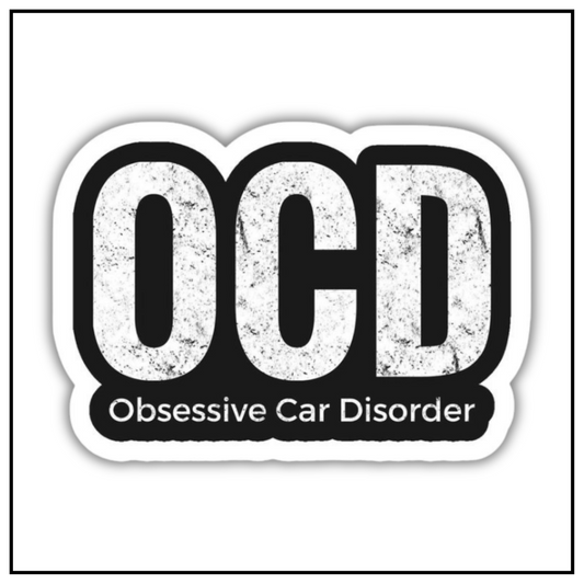 Obsessive Car Disorder Sticker