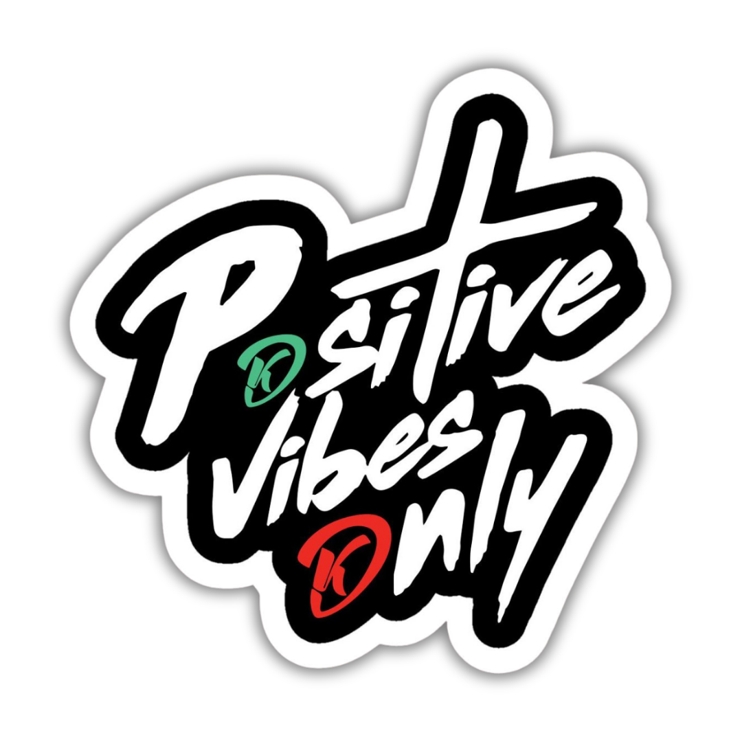 Positive vibes only Sticker