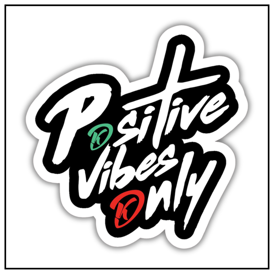 Positive vibes only Sticker