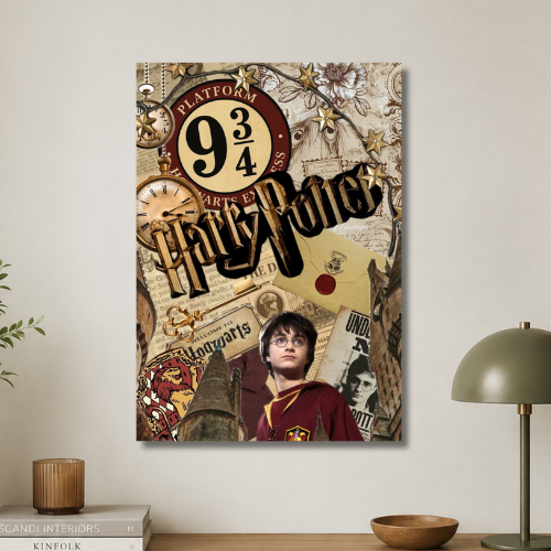 Harry potter platform 9 3/4 wall poster
