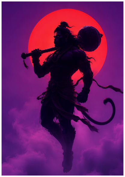 Hanuman Wall Poster Collection (Set of 8)