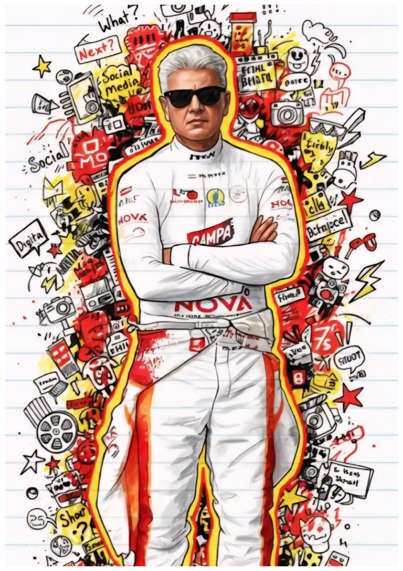 Thala Ajith Wall Poster Collection (Set of 8)