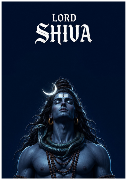 Lord Shiva Wall Poster Collection (Set of 8)
