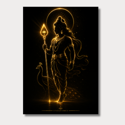 Murugan Wall Poster Collection (Set of 8)