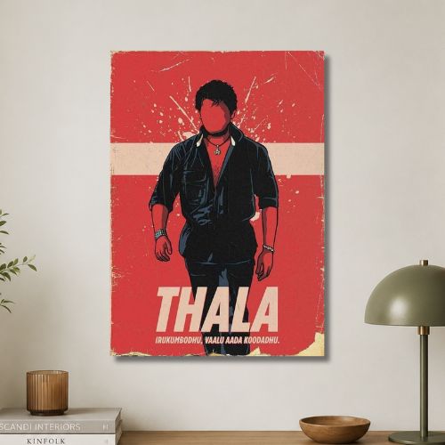 Thala irukumbothu, vaalu aada koodadhu wall poster