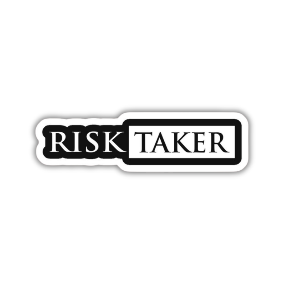 Risktaker sticker