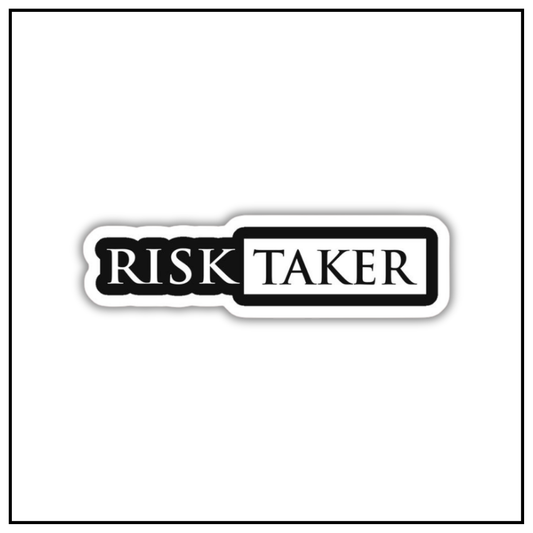 Risktaker sticker