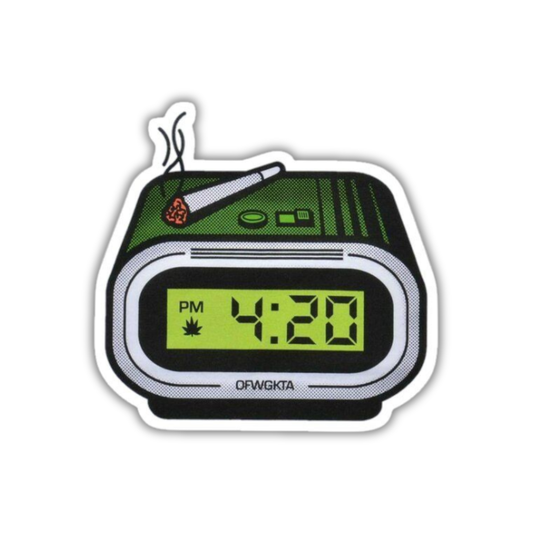 4:20 Clock sticker