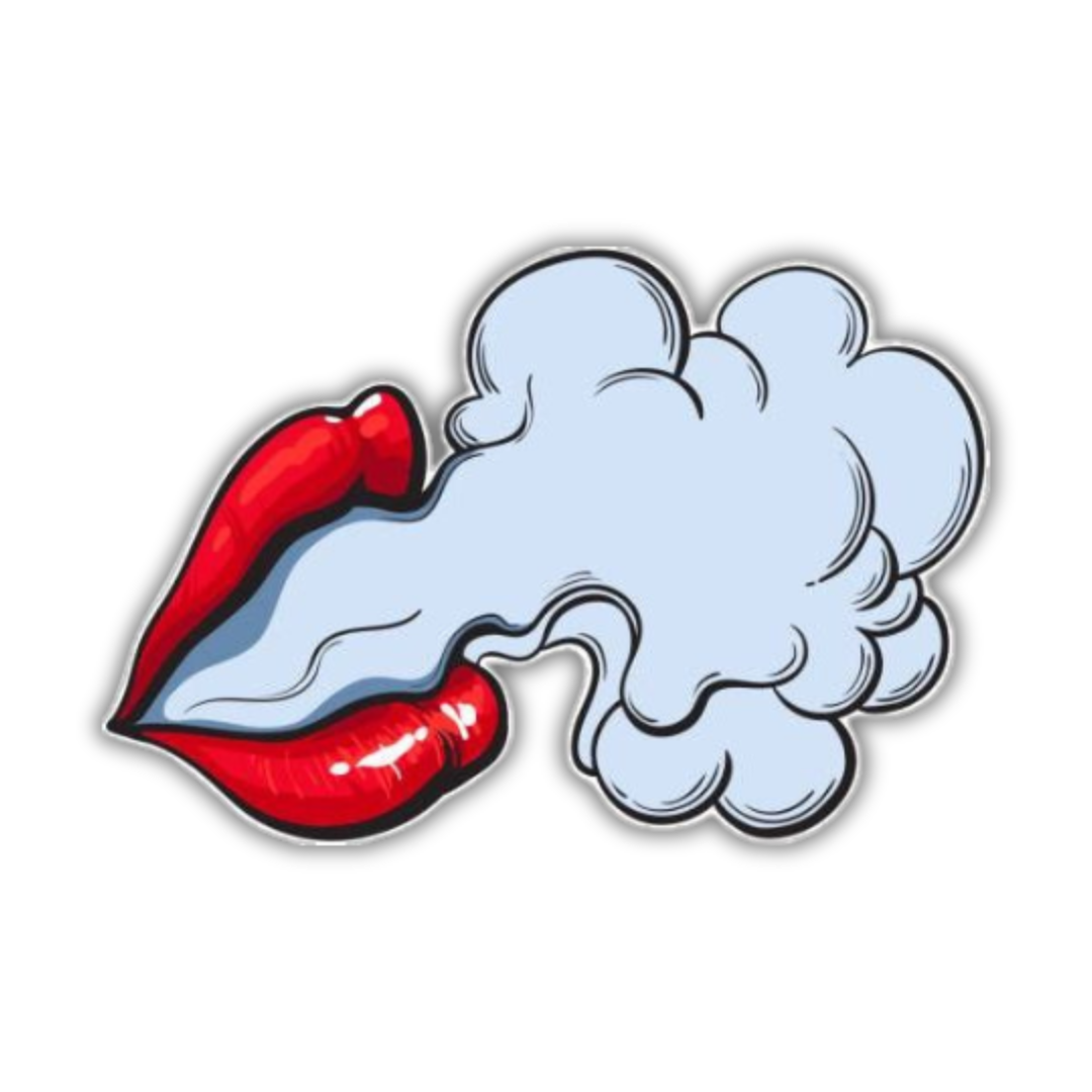 Smoky Lip sticker – Sticky Vibez