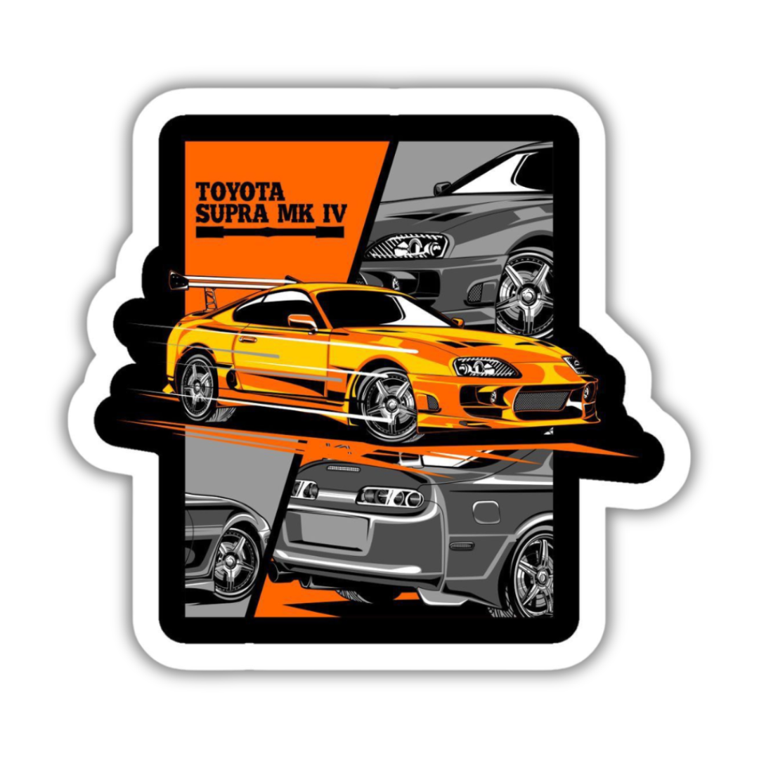 Toyota Supra MK IV Sticker