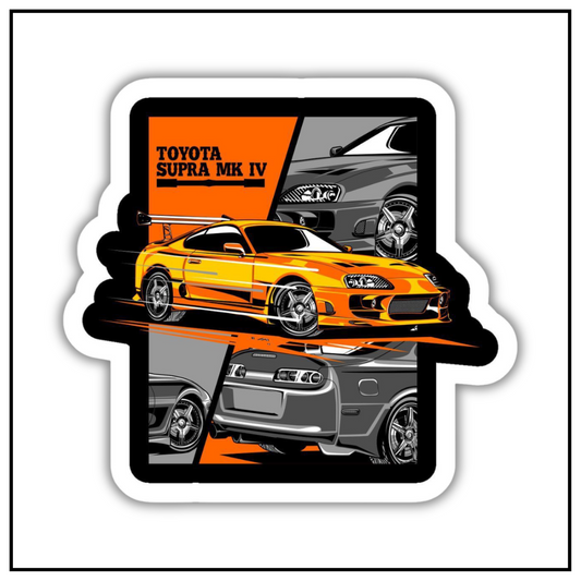 Toyota Supra MK IV Sticker