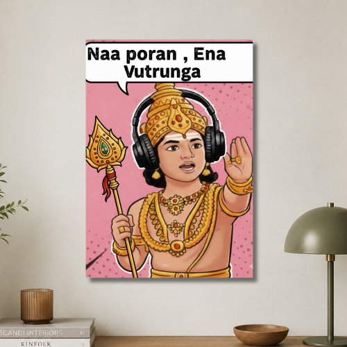 Muruga: Naa poran, ena vutrunga wall poster