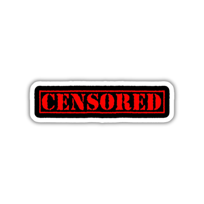 Censored sticker