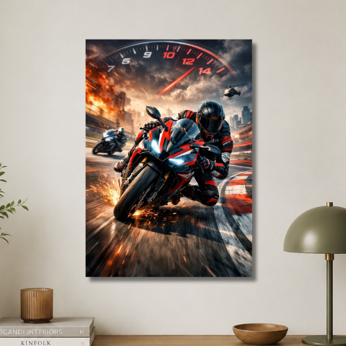 Racing wall poster