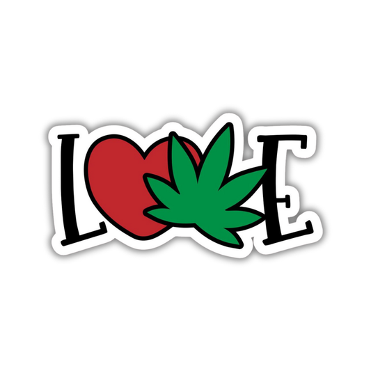 Inhale Love sticker