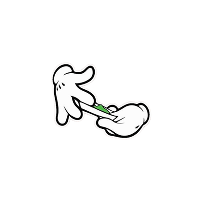 The secret stash sticker