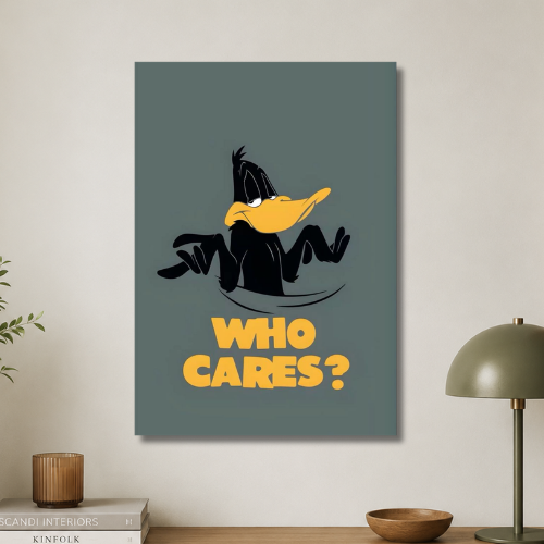 Who cares wall poster