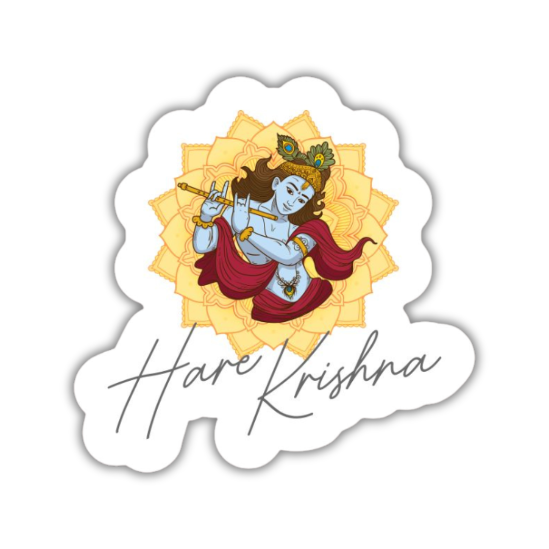 Hare Krishna Sticker