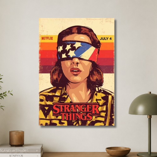 Stranger things wall poster