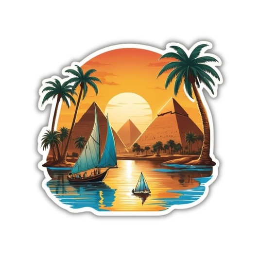 Golden egypt Sticker