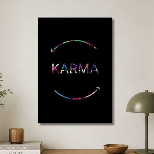 Karma wall poster