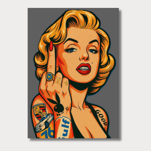 Marilyn unbound wall poster