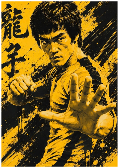 Bruce Lee Wall Poster Collection (Set of 8)
